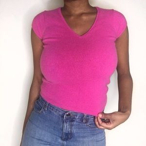 Pink, EXPRESS, 100% cashmere, fluffly, comfy top